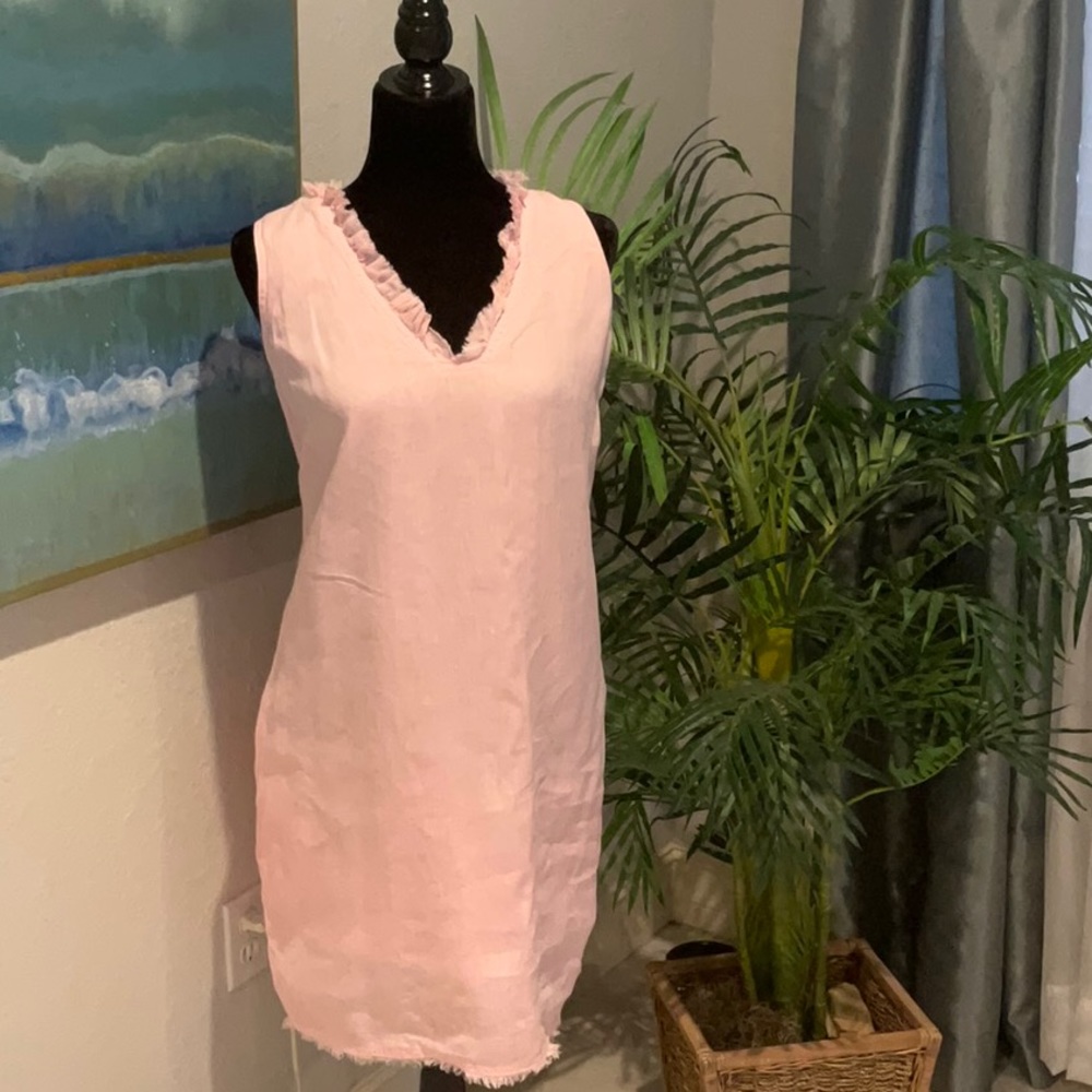 Tommy Bahama Two Palms ruffle Linen Dress